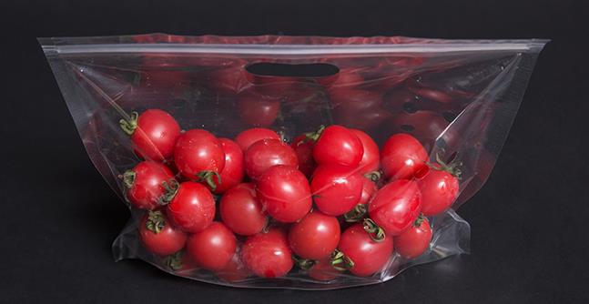 Fruit packing with hole bags A 